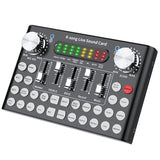 F9 Bluetooth Webcast Sound Card 18 Sound Headset Microphone Live Streamer Broadcast Sound Card for Computer PC
