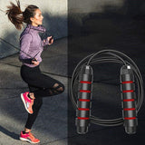 Fitness Skipping Rope Wire Skipping Rope Tangle-Free Jumping Rope Foam Handles for Fitness Workout Equipments Aerobic Exercise