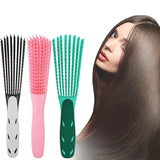 Plastic Europe And America Massage Essential Oil Octopus Straight Hair Tt Curly Hair Rib Ribs Comb Professional