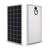 Solar Panel 100w 200w Solid 18V Rigid Glass Solar Panel 120W Maximum Power Monocrystalline Cell 12V 24V Battery Charger