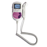 RU SHipping 3MHz Fetal Doppler Color LCD Display Pocket Fetal Doppler Prenatal Heart Baby Heart Monitor 3MHz Probe  Display