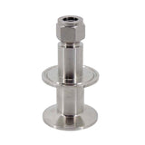 1.5" Tri Clamp x 1/2" Compression Adapter Stainless Steel 304 Homebrew Clover Fitting, Brewer Hardware