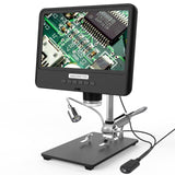 Andonstar AD208S 8.5 Inch LCD 5X-1200X Digital Microscope 1280*800 Adjustable 1080P Scope Soldering Tool with Two Fill Lights