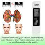 3 in 1 Water Quality Tester Water Quality Analyzer Detector TDS/EC/Temperature 5Mins Auto Shut Down Design/ Reading Locking