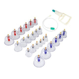 Chinese Health Care Medical Vacuum Body Cupping Set 24Pcs Massage Cans Cup Biomagnetic Massage Therapy Body Relaxation Kit