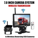 1PCS New Multi-function 7-inch 2.4G Built-in Wireless Truck Image Reversing Display Bus 12V-24V AV Car Input Two-way J7L5