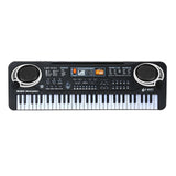 61 Keys Piano Digital Music Electronic Keyboard KeyBoard Black Electric Piano Kids Gift with microphone Keyboard instrument HOT!