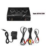 Sound Mixer Dual Mic Inputs Company Stage Home KTV Rooms Digital Karaoke Professional Audio System Machine US Plug