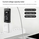 30pcs USB Tester Current Voltage Charger Capacity Tester Volt Current Voltage Meter Mobile Power Detector Battery Test Wholesale