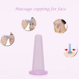 6 PCS Facial Cup Set Ventosas De Succion Masajes Facial Silicone Massage Cups Face Lifting Massager Beauty Suction Cups Kit