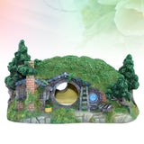 Simulation House Creative Fish Tank Ornament Aquarium Mini Resin Decoration for Home Store Shop Aquarium Fish Tank Landscape
