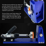 9.5mm 15° Pocket Hole Jig Kit Oblique Hole Puncher Drill Bits Positioner Angle Drilling Depth Adjustable Drill Guide Locator Set