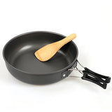 200x55mm Camping Cooking Pot Outdoor Portable Frying Pan Small Frying Pan Picnic Cooker Non-stick Pan Picnic Tableware