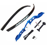 63 Inch Recurve Bow 18-34 Lbs Hunting Bow Outdoor Sport Recurve Bow Archery Hunting Shooting Section Divided Left or Right Hands
