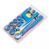 12 Dies Watch Case Press Tool Pro Watch Crystal Front Back Case Cover Screw Press Presser Close Watchmakers Repair Kit Tool