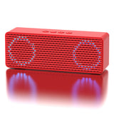 Bluetooth stereo speaker colorful breathing lights dual speakers heavy subwoofer home portable car Bluetooth