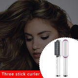 Multifunction Professional Hair Straightener Tourmaline Ceramic Hair Brush Curler Comb Straighteners Hair Dressing Beauty Tool