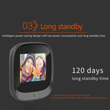 2.4 Inch Camera Door Digital Peephole Smart Camera Wifi HD Home Visible Intercom Video Doorbell Camera Voice Phone DD3S