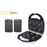 Electric Walnut Cake Maker Automatic Mini Nut Waffle Bread Roundcake Doughnumt Waffle Iron Toaster Baking Breakfast Pan Oven EU