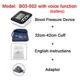 ZD Household Portable Sphygmomanometer ; Voice broadcast LCD Digital ;Arm Band Type Blood Pressure Monitor