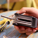 Multifunctional Bicycle Tire Repair Tools Kit Folding Multitool with Allen Wrench Bottle Opener Tire Lever Cycling Equipment