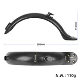 Rear Mudguard Fenders 4-Hole Mud Flaps Splash Guards 8.5 Inch Electric Scooter Replacement Accessory For Outdoor Cycling