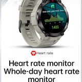 K37 Men Smart Watch GPS Navigation Sport Fitness Tracker 480mAh Big Battery Heart Rate Monitor IP68 Waterproof Smartwatch