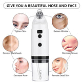 Electric Blackhead Remover Face Pore Acne Pimple Removal Vacuum Suction Black Dots Upgraded Water Cycle Facial Clean Skin Tool