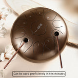Handpan drum 12 Inch 13 Tone Steel Tongue Drum Hand Pan Drum With Drum Bag &amp; A Pair Of Mallets for Yoga Meditation Percussion