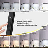 Artpad Stepless Dimmable LED Table Lamp Studying Room Office Adjustable Color Tempatures Black Clip-on Lamp Touch Control 9W