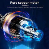 Portable 150PSI Car Tire Inflator Digital Screen Air Compressor Pump with LED Light DC12V Pump for Cars Motorcycle