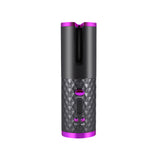 Cordless Automatic Rotating Hair Curler USB Rechargeable Curling Iron LCD Display Temperature Adjustable Hair Curler RollersTool