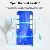 24S 72V 50A/80A Lithium Li-ion Battery Power Protection Board BMS PCB PCM Board with Nine-Fold Protection Battery Balanced Board