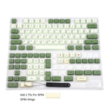Matcha Dye Sub ZDA PBT Keycap Similar to XDA Japanese Korean Russian For MX Keyboard 104 87 61 Melody 96 KBD75 ID80 GK64 68 SP84