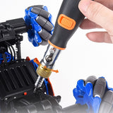 10 In 1 Ratchet Screwdriver S2 Alloy Steel Compact 190*30mm Multi-Angle Screwdriver Professional Portable Hardware Hand Tools