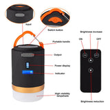 Camping Light Waterproof IPX5 Tent Lamp Portable Lantern LED Night Light Remote Control Working Light USB Rechargeable