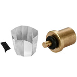 1 Set Foldable Stove Cooker Camping Picnic Windshield & 1 Set Gas Refill Adapter for Outdoor Camping Stove