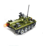Military Series World War II Chinese Army VN9 wheeled armored vehicle DIY Model Building Blocks Bricks Toys Gifts