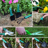 Garden Tools Set,2-10Pcs Gardening Tools,Heavy Duty Gardening Kits with Carrying Case,Anti-Rust Ergonomic Handle,Gardening Gifts