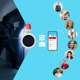 Security Alarm System GPRS Solar Home Alarm GSM App Remote Control Call Alert Door Window Sensor Infrared Detector for RV Home