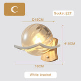 Modern Minimalist LED Wall Sconce for Bedroom Bedside Aisle Creative Vanity Light Shade Luxury Living Room Wall Lamp Decor