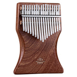 HLURU Kalimba 17 Keys Cup Type Thumb Piano Portable Musical Instrument Made of Quality Rosewood for Beginner Child Adult