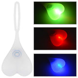 Cycling Tools Silicone Bike Bicycle Back Rear Tail Cycling LED Light Heart Ball Egg Safe Lamp Bicycle Lights Bicycle Accessories