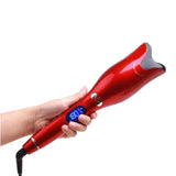 Multifunctional Automatic Hair Curler Ceramic Infrared Heating Auto Rotating LCD Display Curling Iron Styling Tool US EU plu