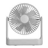 Multifunctional Rechargeable Desktop Fan Low Noise 4-gear Adjustable Wind Detachable Fan Blade Built-in 4000mAh Battery