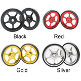 1pair Outdoor Bicycle Easy Wheels Sports For Brompton Mini Cycling Aluminum Alloy Folding Bike Modification Super Light 29.5g