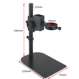 13MP HDMI VGA HD Monocular Microscope Digital Camera  C mount 130X lens USB LED Light Workbench Stand Repair Phone Soldering