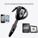Bluetooth 5.0 Ear For PS3 Bluetooth Headset Wireless Handsfree Single Ear-hook Earphone Button Silica Gel Headphone With Mic