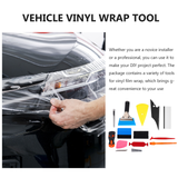 1 Set Practical Auto Vinyl Wrap Tool Useful Window Tint Application Tool