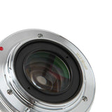 25mm F1.8 Manual Prime Lens Durable F1.8 Manual Focus Lens with Lens Cover for GM1 GM5 GM7 GX1 for E‑M10 E‑PL9 GF9 GF10